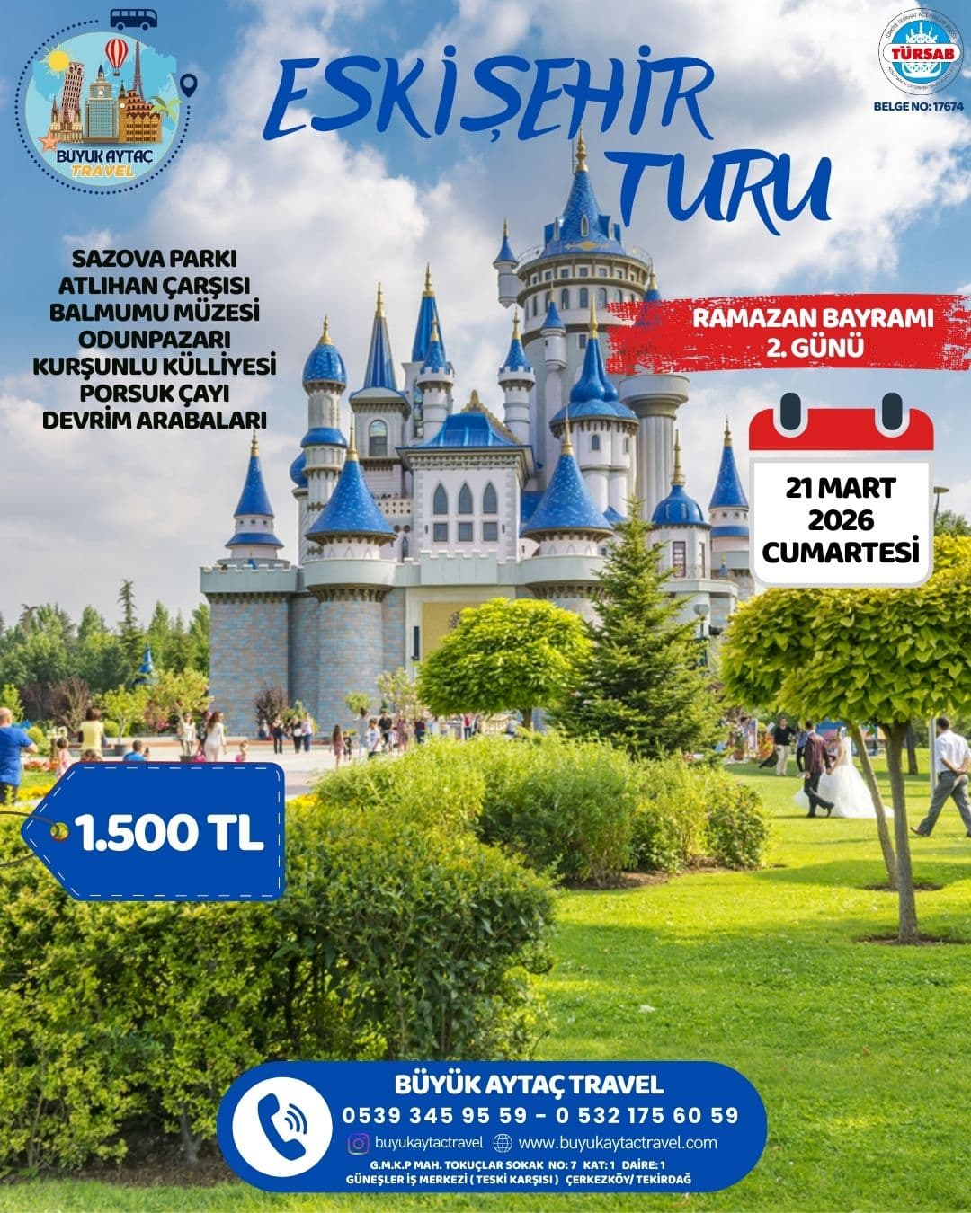 Eskişehir Turu - Odunpazarı, Kurşunlu Külliyesi ve Sazova Parkı