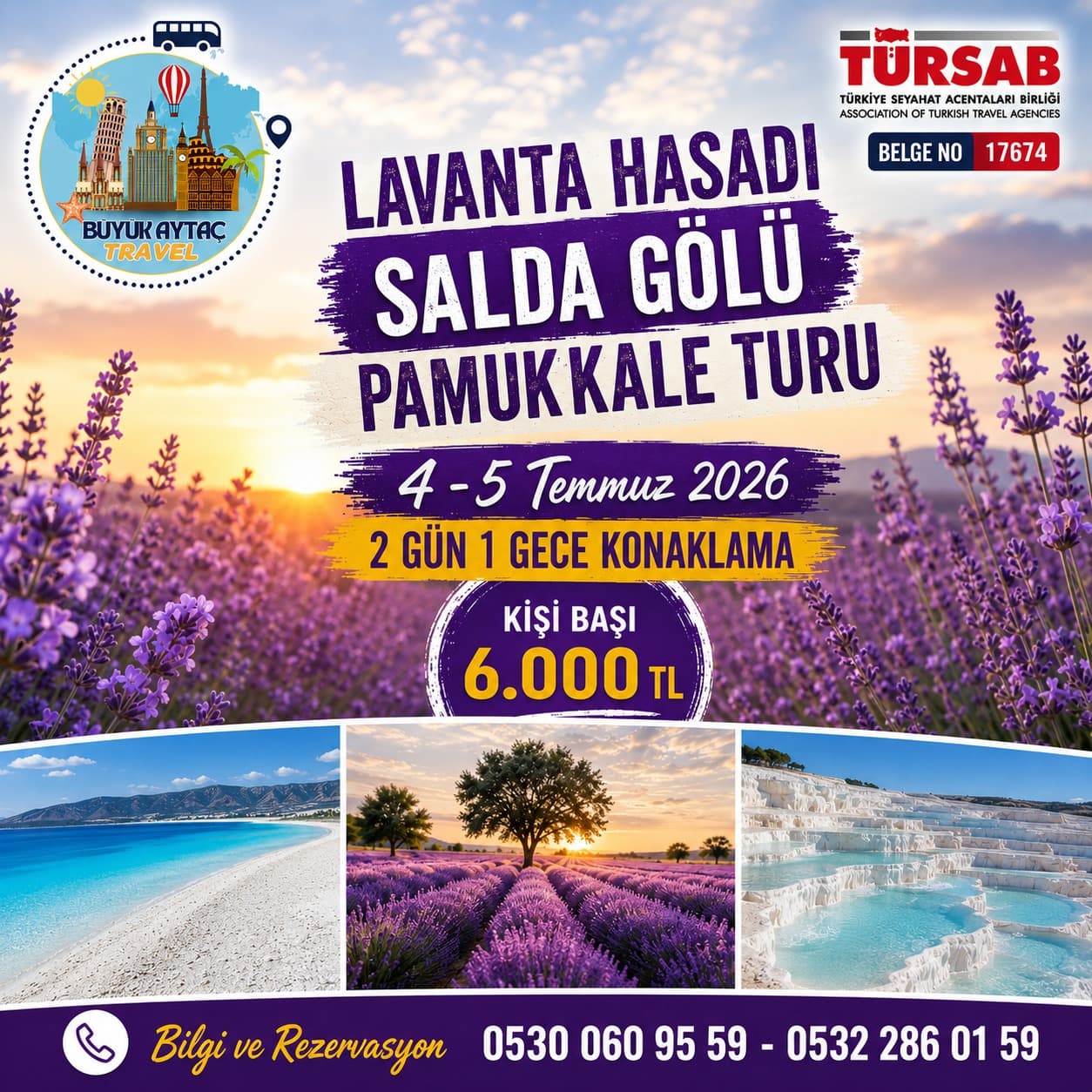 Temmuz 2026 Turları | Lavanta, Kapadokya ve Yaz Rotları