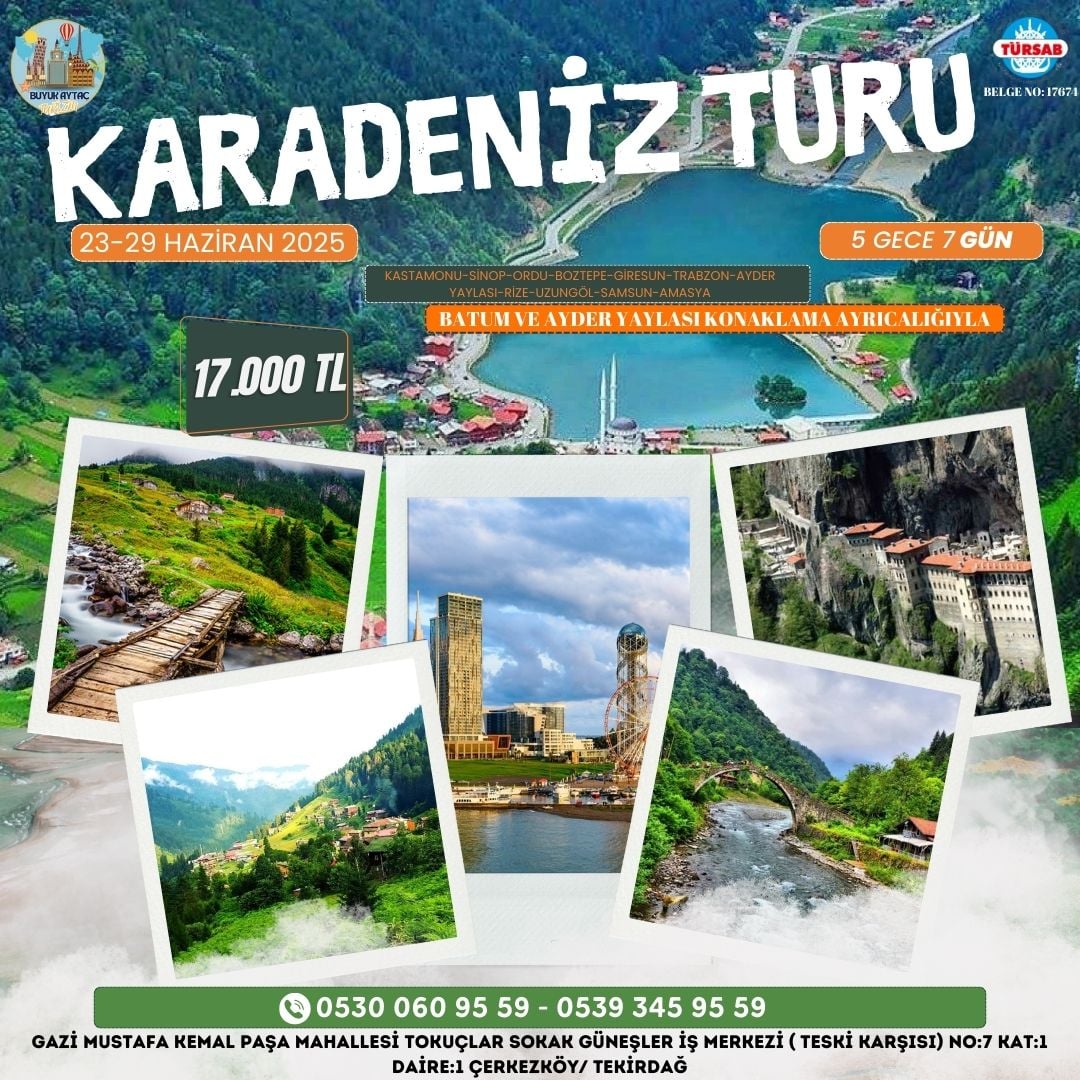 Çerkezköy'den Karadeniz Turu: Doğa ve Tarih Dolu Bir Yolculuk - Büyük Aytaç Travel Blog Görseli - 